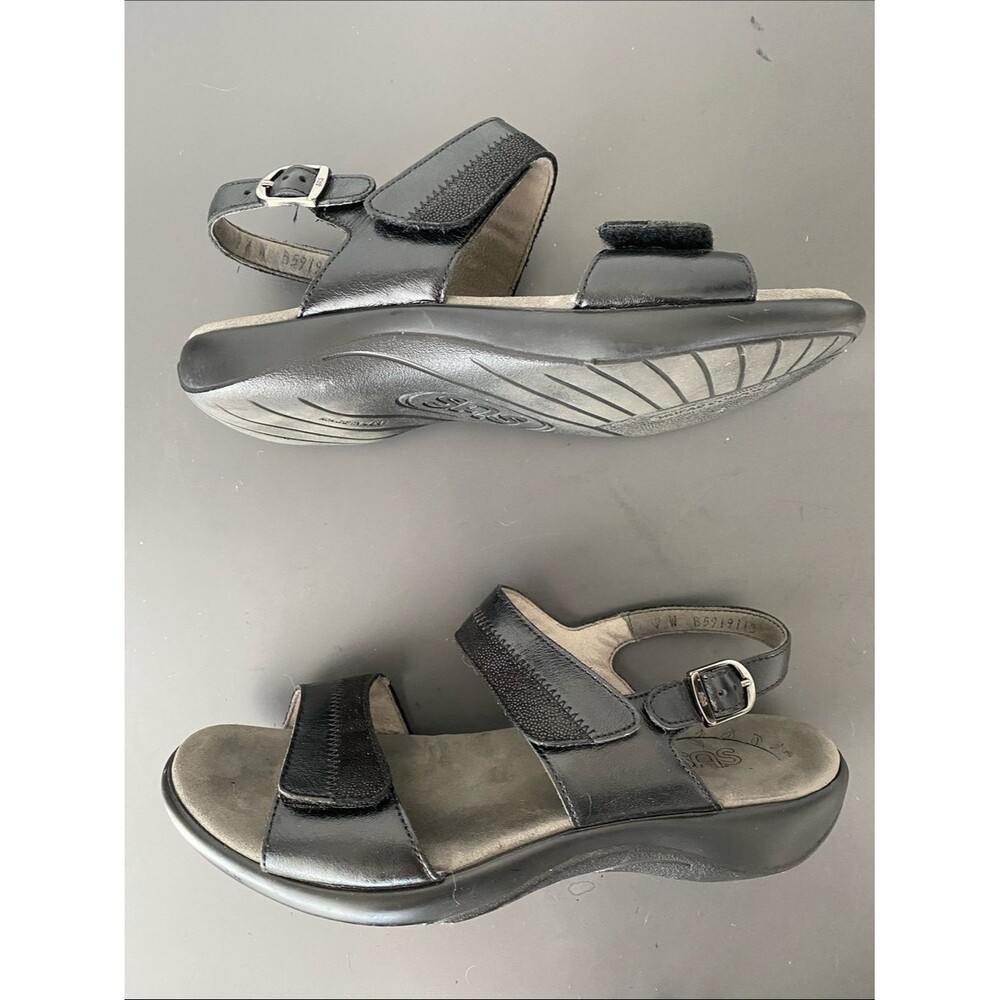 SAS Black Women's Comfort Slingback Sandals Sz 9 Regular Width - Picture 5 of 16